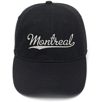 Lyprerazy Montreal Vetor De Retro City Lavado Algodão Ajustável Homens Mulheres Unisex Hip Hop Legal Rebanho De Impressão Boné De Beisebol
