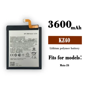 KZ40 100% Original de Alta Qualidade Substituição da Bateria Para moto z4 G8 PLUS LITE Grande Capacidade Celular de Lítio Baterias Novas