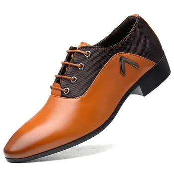 Formal De Sapatos De Mens Sapatos De Couro, Vestido De Casamento De Homem, Sapatos Oxford Para Homens Office Scarpe Uomo Eleganti Laarzen Dames