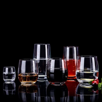 Copo de vidro Alto Grau de Cristal Plano de Fundo Uísque e Vinho, Água, Copo de Vidro de Balanço de Cocktails de Vinho de Vidro Home Bar do Hotel Copos de N h2