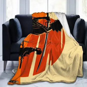 Afro Samurai de Cama, Manta para Sofá/Sala de estar/Inverno Quente Aconchegante de Pelúcia Jogar Cobertores para Adultos Ou Crianças
