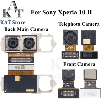 Para Sony Xperia 10 II XQ-AU51 XQ-AU52 TÃO-41A SOV43 de Volta Traseira Frontal Telefoto Câmara cabo do Cabo flexível da Peça de Substituição