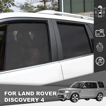 Para Land Rover Discovery 4 2009-2017 Magnético Carro Pára-Sol Pára-Brisa Dianteiro De Malha Quadro De Cortina De Bebê Janela Do Lado Do Sol Tom Viseira