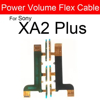 De Volume e Botão de Alimentação cabo do Cabo flexível Para Sony XA2 Plus, Controle de Áudio E Botão de Bloqueio de Tela Fita Flex Cabo de Substituição do Reparo