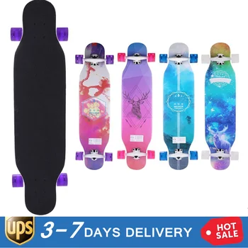Sejam longboards Completa de Skate Maple Skate sejam longboards para Iniciantes Adolescentes Meninas Meninos