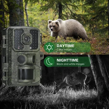 Caça Trilha Câmera de 16MP 4K Waterproof a Câmera do Jogo com Visão da Noite Para o Exterior da vida Selvagem de Monitoramento de Caça, de Desporto da Câmara