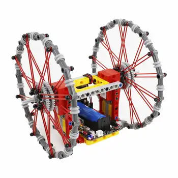 Roupa:de bits de blocos de Construção de Dois Equilíbrio da Roda do Carro Robô Kit para Microbit V2 V1 Apoio MakCode MicroPython de Programação para Crianças