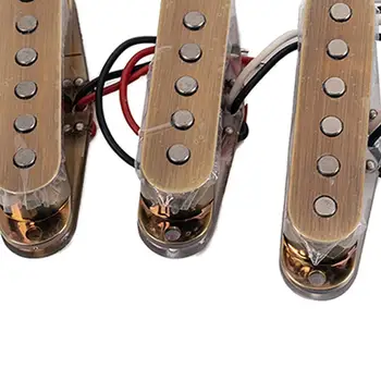 3pcs Mão Ferida Captadores 48/50/52 Captadores para ST Guitarras Elétricas