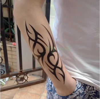 Impermeável da Etiqueta Temporária Tatuagem fogo de chama totem dragão falcão tatto de henna adesivos flash tatoo falsas tatuagens para mulheres homens 7