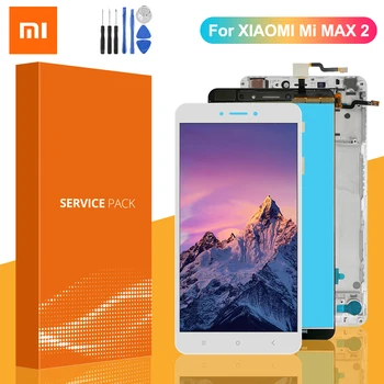 Para XIAOMI Mi MAX 2 Display LCD da Tela de Toque Substituição do conjunto do Digitador Para o Xiaomi Mi max2 Tela LCD Substituto Peças de Melhor