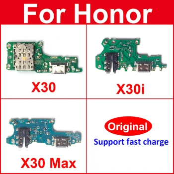 Porta USB Carregador Conselho Para o Huawei Honor X30 X30Max X30i de Carregamento USB Dock Conector da Placa do cabo do Cabo flexível de Peças