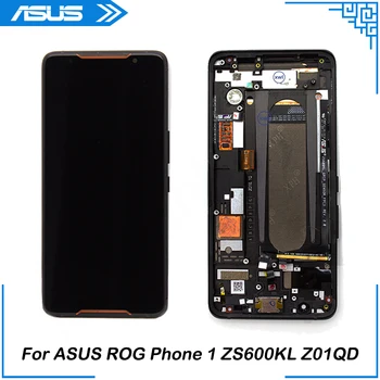 Asus ROG Telefone 1 ZS600KL Z01QD Tela LCD Touch screen Digitalizador Substituição do conjunto de Peças Para Asus ZS600KL Tela de LCD