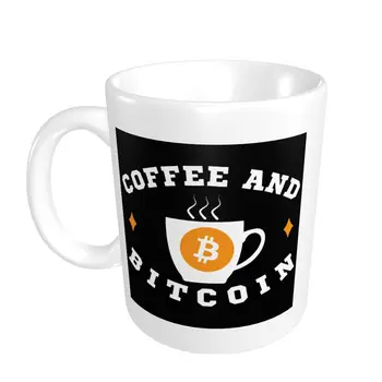 Promo Bonito Café E Bitcoin costas nadador Tanque de Canecas Engraçado Novidade Bitcoin COPOS de Impressão copos de leite