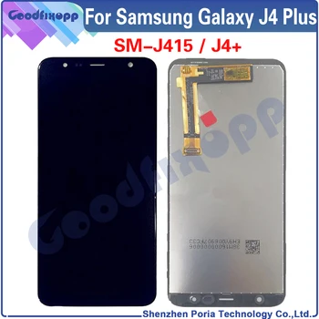 Teste de 100% AAA Para Samsung Galaxy J4 Plus SM-J415F J415FN J415G J415GN J415N J4+ LJ415 CD Display Touch Screen Digitalizador Assembly