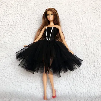 Frete grátis,2017 novo Handmade fashion preto boneca de roupas para a barbie,a boneca blythe acessórios para a barbie,de meninas gfts