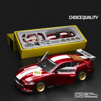 A Versão do Assembly 1:42 2018 Mustang GT Liga de Carro esportivo do Modelo de Simulação Diecast de Metal Brinquedo de Corrida de Carro, Modelo do Veículo Crianças Brinquedo de Presente