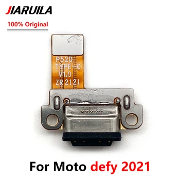 10Pcs, Original Para Motorola Moto Defy 2021 Carregador USB Conector Dock de Carregamento de Porta de Microfone Cabo flexível de Peças de Reposição