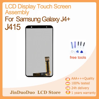 Original Para Samsung Galaxy J4+ J415 SM-J415F J415FN Tela LCD Touch screen Parte da Assembleia J4 mais J415 J610 J6 Primeiro-Lcds
