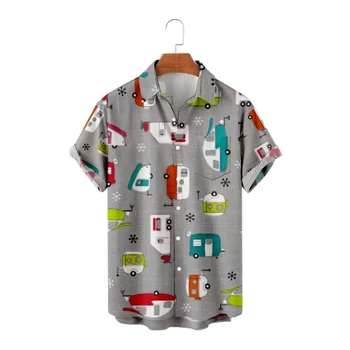 Moda masculina Havaiano T-Shirt Y2K Hombre Camisa de Picasso a Arte de Impressão 3D Aconchegante Casual Manga Curta Praia de grandes dimensões Roupas 3