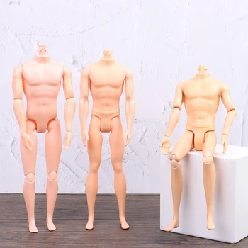 30cm Homem do Corpo da Boneca Modelo 5 Juntas de 13 Articulações Fosco/Brilhante de Moda Masculina Boneca de Plástico de Homem, Corpo de Modelo Boneca Crianças Brinquedos Presentes
