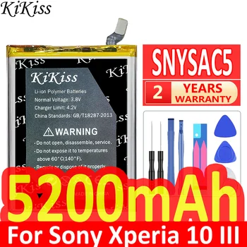 5200mah KiKiss a Bateria Poderosa, SNYSAC5 Para Sony Xperia 10 III 10III X10III TÃO-52B SOG04 XQ-BT52 A102SO
