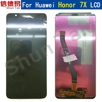 Para o Huawei Honor 7X Tela LCD Touch screen Digitalizador Substituição do conjunto do Ecrã Para Huawei Honor7X BND-AL10 BND-L21/L22