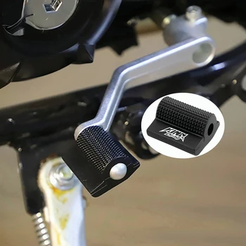 1 Pcs preto Universal Moto Mudança da Alavanca de Pedal, Tampa de Borracha Calçados Protetor de Pé Punção do Dedo do pé Gel Acessórios da Motocicleta