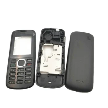Nokia C1-02 C102 De Habitação De Caso Completo Completo Do Telefone Móvel Carcaça Tampa Da Bateria Do Quadro De Porta Com Teclado Em Inglês