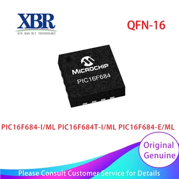 5PCS PIC16F684-eu/ML PIC16F684T-eu/ML PIC16F684-E/ML QFN-16 Novo original Em Estoque chip IC