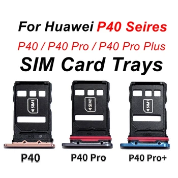 Bandeja de Cartão SIM Para Huawei P40 Pro SIM Slot Micro SD Soquete Titular de Substituição do Adaptador Para Huawei P40 Pro Plus ANA-LX4 ELS-N04