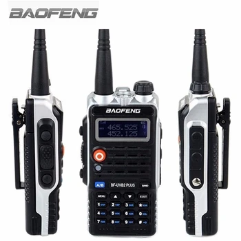 Baofeng Walkie Talkie BF-UVB2PLUS VHF/UHF de Banda Dupla DCS Presunto Dois sentidos Transceptor