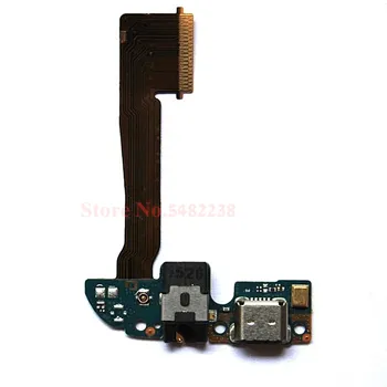Original de Carregamento do USB da Porta de ligação MIC, cabo do cabo flexível Para o HTC One2 M8T M8W M8 USB plug do Carregador da placa Com conector de Microfone Conector de Peças