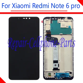 6.26 polegadas Completo Novo DIsplay LCD + Touch Screen Digitalizador Assembly Com Moldura Para Xiaomi Redmi Nota 6 pro / Redmi Nota 6pro