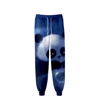 Novo Popular Impressos em 3D panda Corredor Calças Moda Streetwear Calças compridas Estilo Moderno e Casual Animal Cavallari Panda Bonito Calças