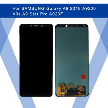 Super AMOLED de OLED da Samsung A9 2018 A920 Display LCD Touchscreen de Digitador componente de SM-A920 A920FD A920 A920F de Exibição