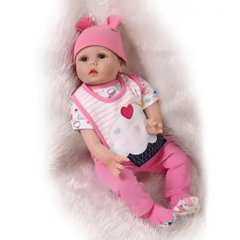 Simulação de roupa de boneca do bebê de meninas com roupas adequadas para a 50-55 cm bonecas em nossa loja