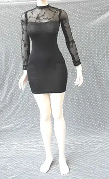 65cm 1/3 1/4 bjd roupas 65cm grande fêmea bjd Boneca de vestido preto sexy vestido apertado grande fêmea sexy saia curta bjd acessórios