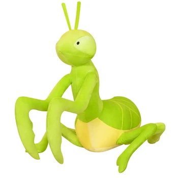 Simulação de Insetos louva-a-deus de Pelúcia Boneca Realista Verde louva-a-deus Gigante de Pelúcia Travesseiro Macio Recheado de Brinquedos para Crianças Presentes Casa Decoração