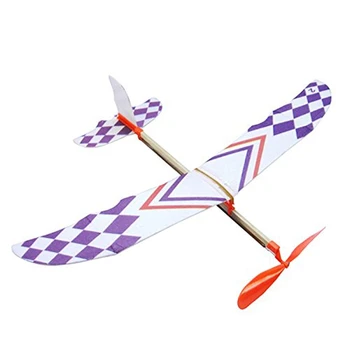 Diy De Borracha Da Banda De Aeronaves Do Modelo De Kits De Brinquedos Para Crianças De Plástico Montagem De Aviões Modelo De Ciência Brinquedo Para A Criança De Presentes 2021