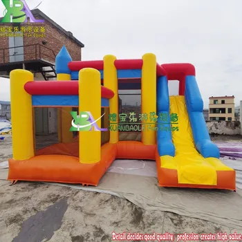 Gigante ao ar livre Clássico de Rejeição Casa de Combinação Piscina para Crianças Slides leão-de-chácara inflável Comercial castelo