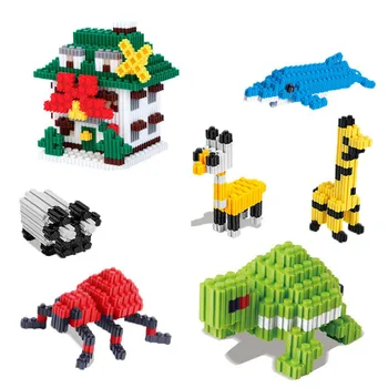 500pcs Montagem de blocos de Construção de Quebra-cabeça Classe de Quebra-Brinquedos para Crianças Souptoys Diamante Pelotas