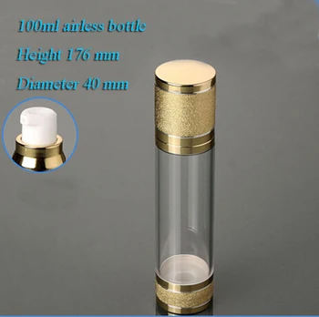 FM Capacidade de 100ML airless garrafa de plástico,frasco de loção com airless bomba usada para Cosméticos Pulverizador ou Embalagens de Cosméticos