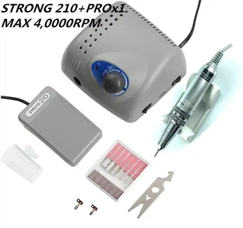 2020 NOVAS FORTE 210 PRO X1 Handpiece 40000RPM Micromotor Polimento furadeira elétrica prego manicure máquina
