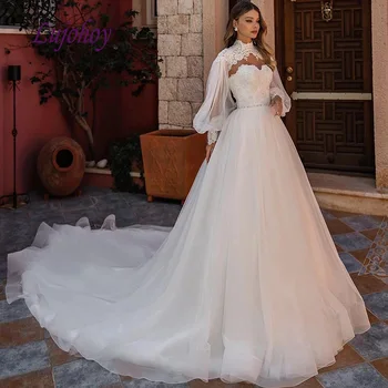 Sexy Vestidos De Casamento Do Laço Com Casaco Plus Size Sweetheart Uma Linha Branca De Marfim Africano De Noiva, Vestidos De Noiva