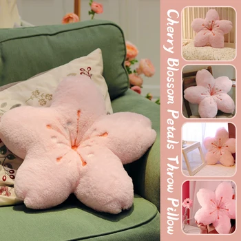 Pétala Travesseiro Sakura Forma De Flor Cadeira Macia Almofada Do Assento De Janela De Sacada Piso De Tatami Sofá Da Sala Jogar Travesseiro Decoração Do Quarto De Crianças De Presente
