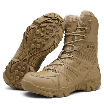 Combate Militar, os Homens Botas de Topo de Homens Tênis Plus Size Botas de Plataforma de Luxo, a Segurança do Trabalho, Sapatos de Homem de Caminhada Tático Boot2021
