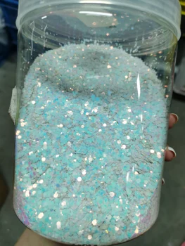 1kg de Camaleão Glitter, Lantejoulas Para a Arte do Prego/Manicure Diamante Glitter Hexagonal Forma 12colors DIY/Artesanato/LÁBIOS/CORPO Glitter Brilha