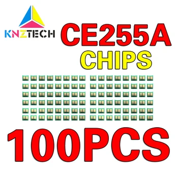 255a compatível de chip para CE255A chip P3015 P3015d P3015dn P3015x P3010 M525F cartucho de impressora chip