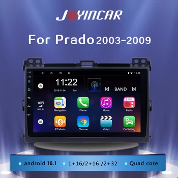 2G+32G auto-Rádio Multimédia 2 din Android De 10,1 Autoradio Player de Vídeo de Navegação GPS Para Toyota LAND CRUISER Prado 120 2004-2009