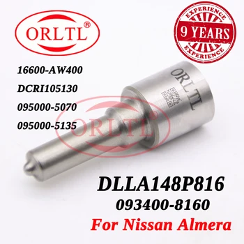 DLLA148P816 Common Rail Bico de injecção DLLA 148, P 816 pulverizador DLLA 148P816 Para Nissan Almira 095000-5135 16600-AW400
